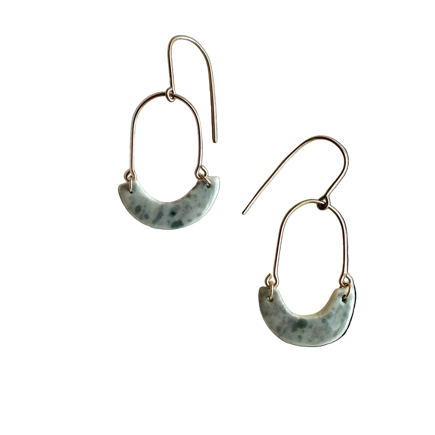 Arch dangle earring- cool flicker