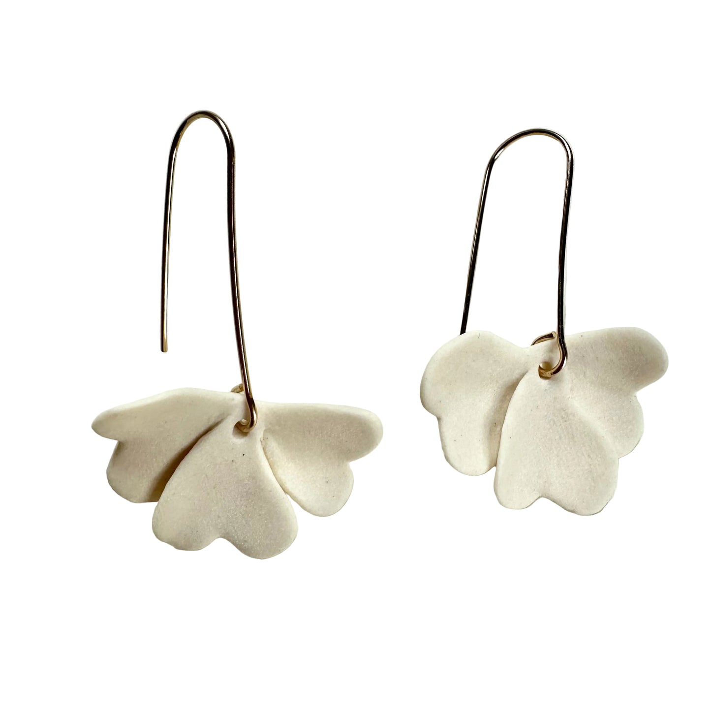 Flora fan dangle earring