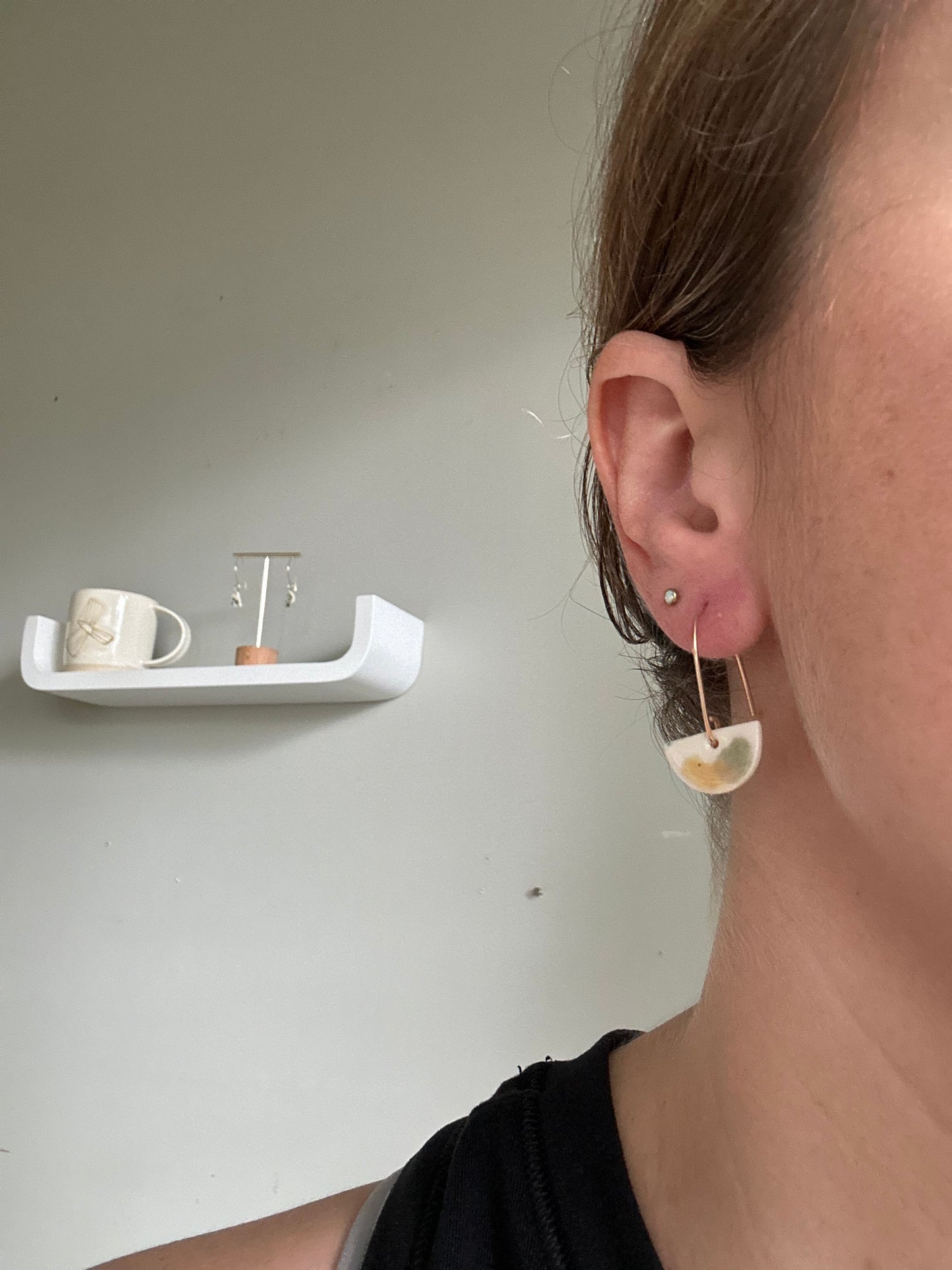 flora and sunshine droplet earrings