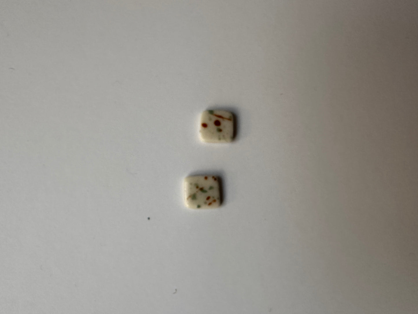 square stud earring