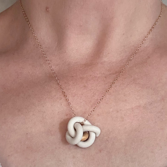 Knotty necklace