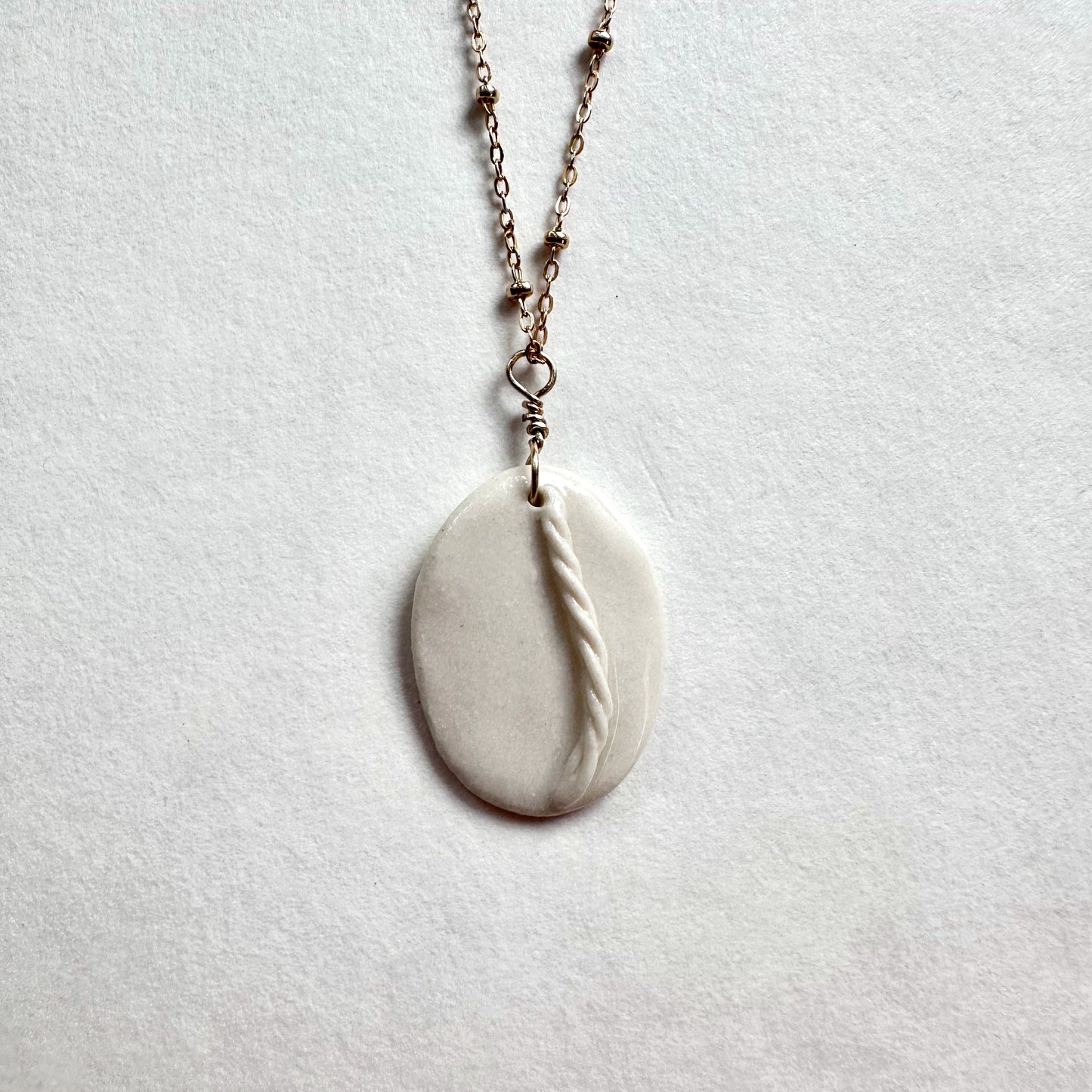 Braid necklace