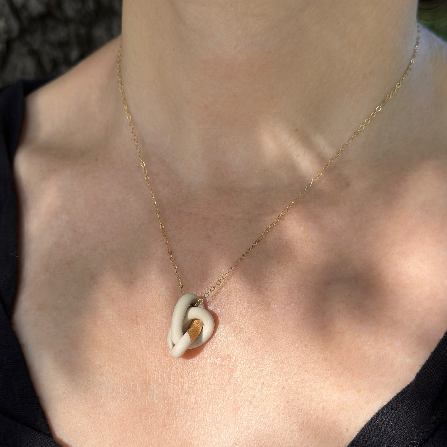 Knotty necklace