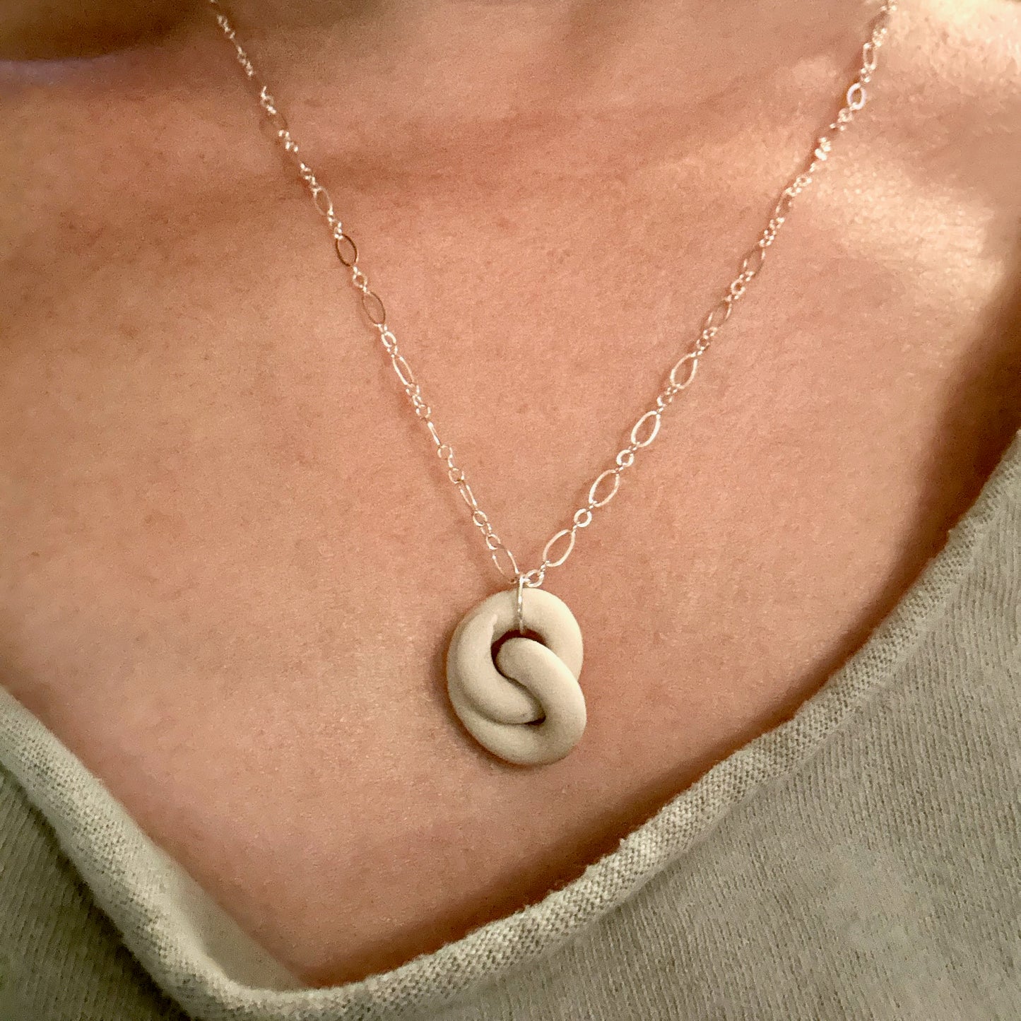 Knotty necklace