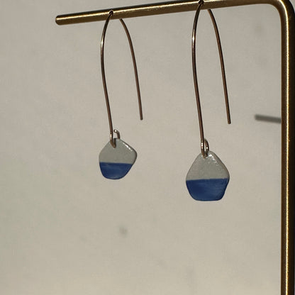 Geode dangle earring