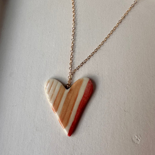 Heart necklace- multiple styles and colors