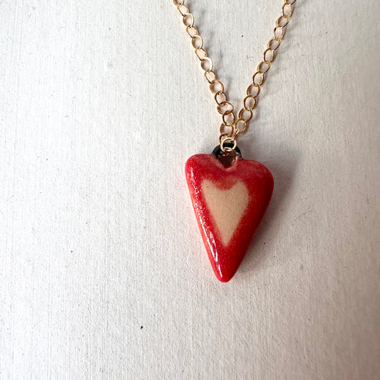 Heart necklace- multiple styles and colors