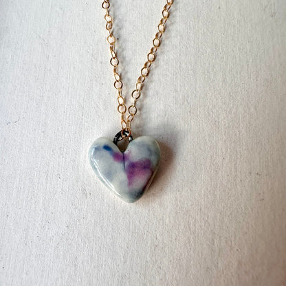 Heart necklace- multiple styles and colors