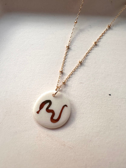 Snake dreams necklace