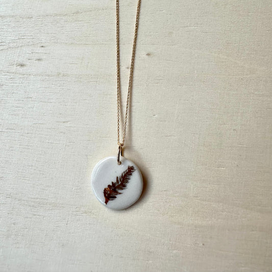 Feather necklace