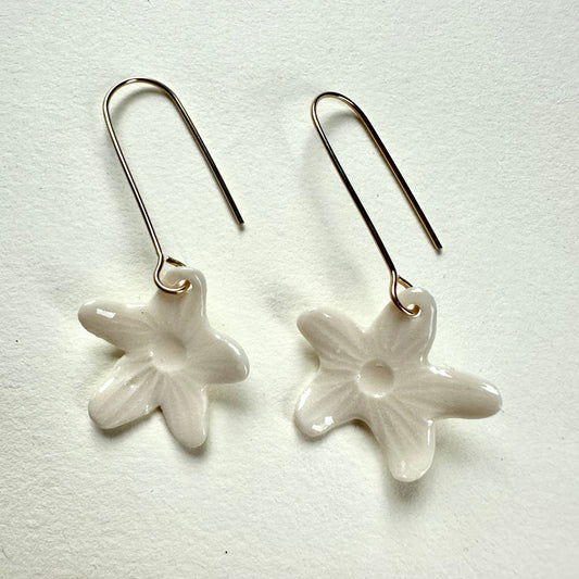 Flora dangle earring- shiny