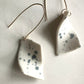 curl flicker dangle earring