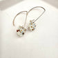 half-moon flicker dangle earring