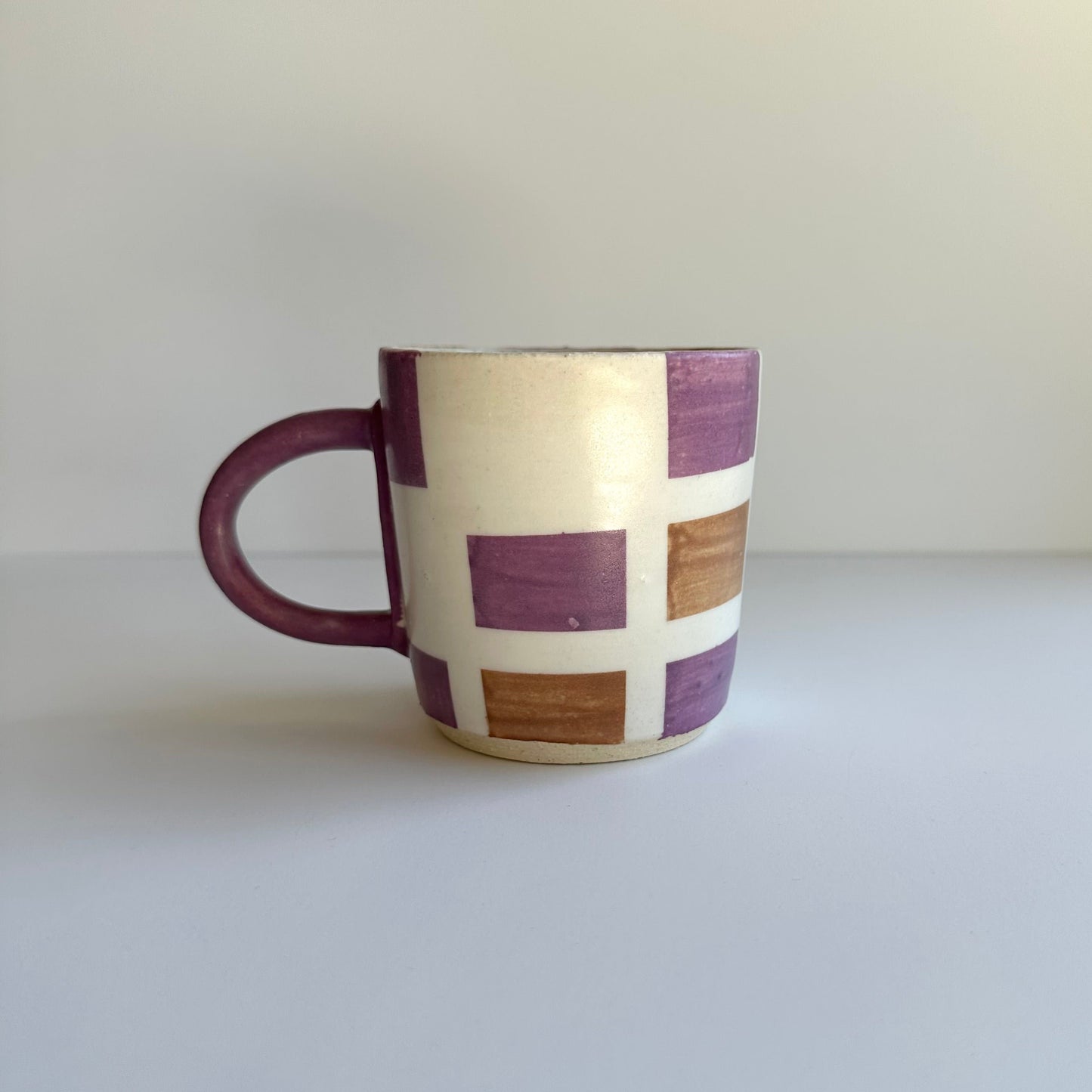 checkered mug