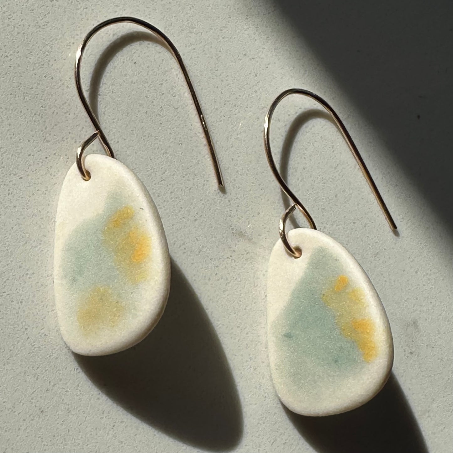 turquoise sunset earring