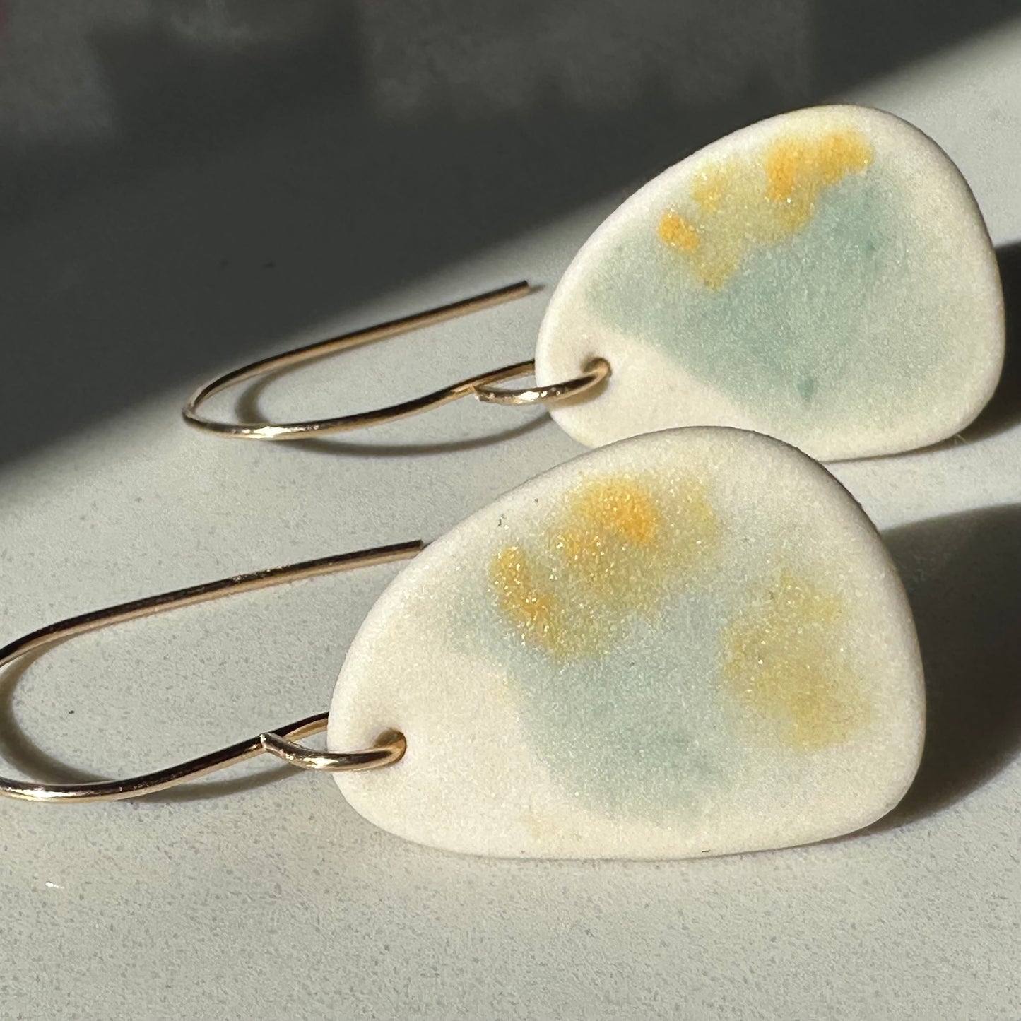 turquoise sunset earring