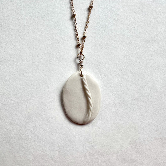Braid necklace