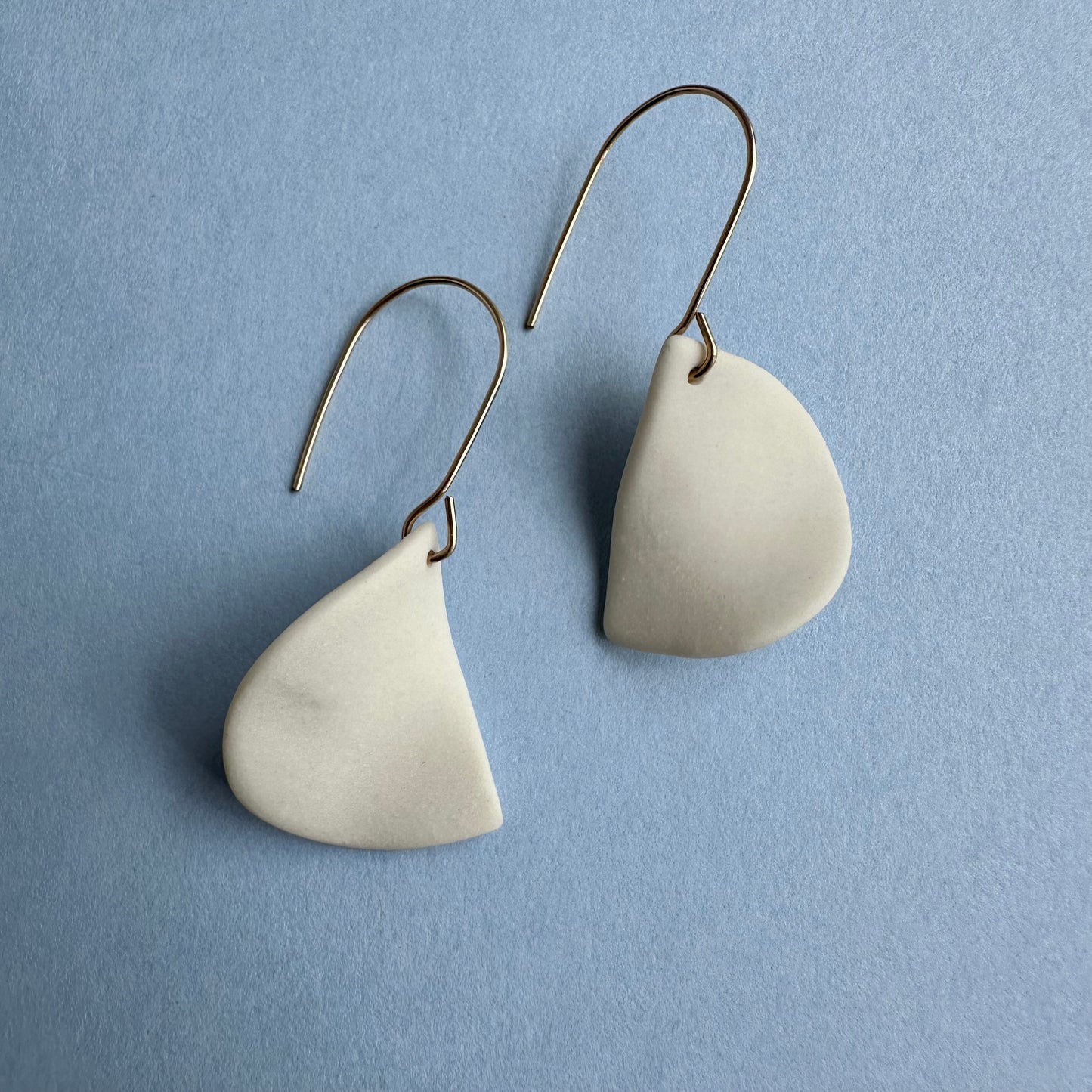 half-moon twist earring