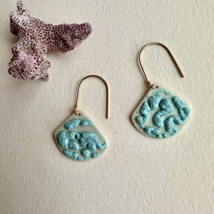 Bubbly dangle earring