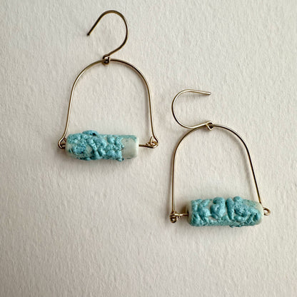 Bubbly dangle earring