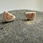 Half-moon stud earring