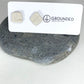 square stud earring- crossfire