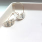 half-moon flicker hoop earring