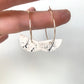 half-moon flicker hoop earring