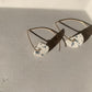 half-moon flicker dangle earring