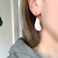 pointed petal bare dangle earring