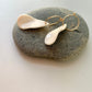 pointed petal bare dangle earring