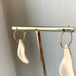 pointed petal bare dangle earring