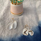 pointed petal bare dangle earring