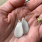 pointed petal bare dangle earring