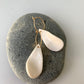 pointed petal bare dangle earring